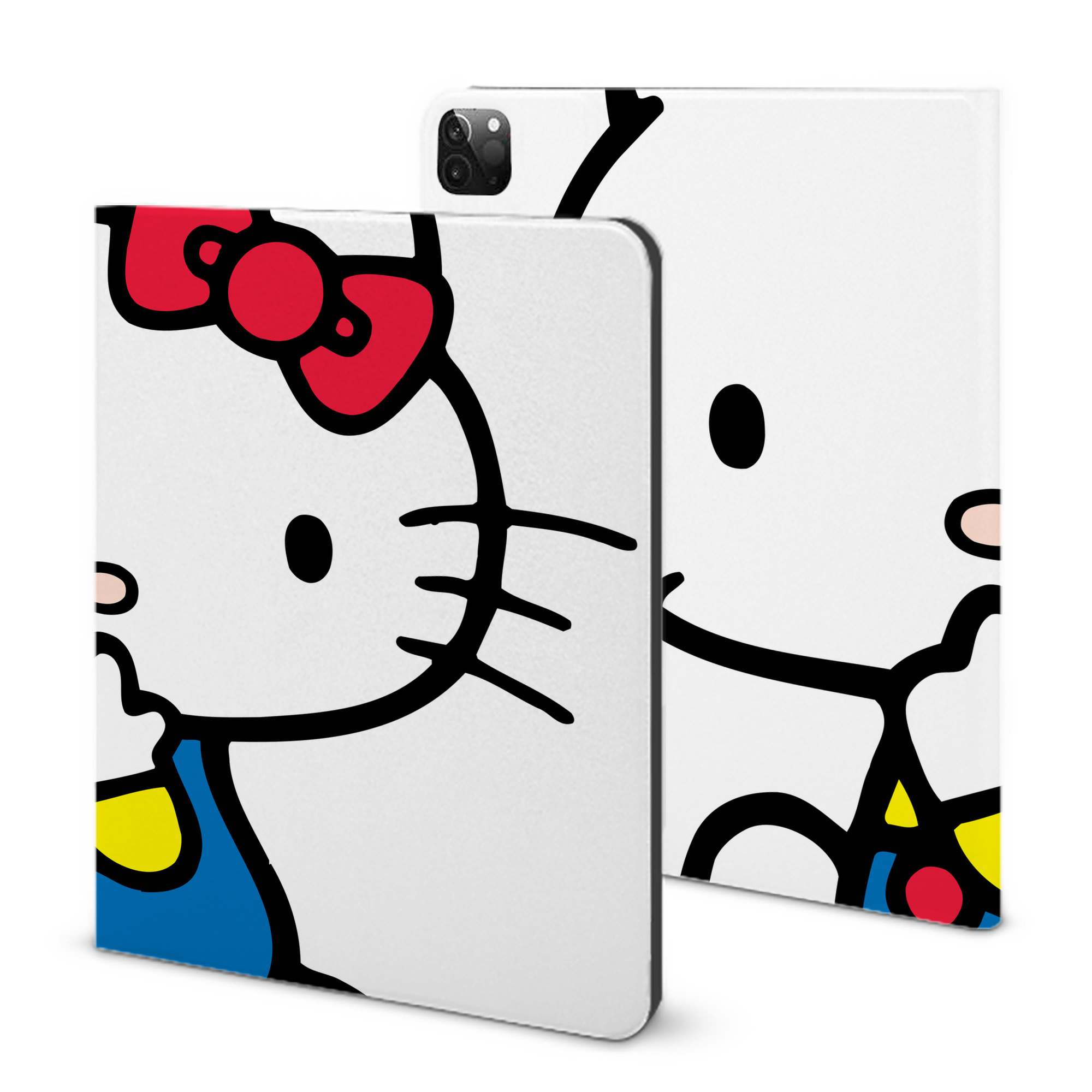 （画像用） Hello Kitty ハローキティ IPadケース ペンホルダー付き ブックスタイルデザイン